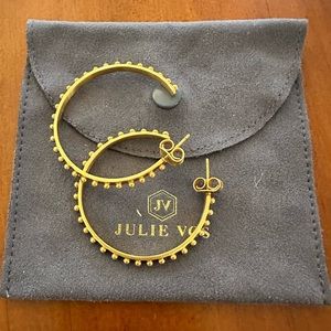 Julie Avis Soho hoops.  Gorgeous hood hoops with knob details